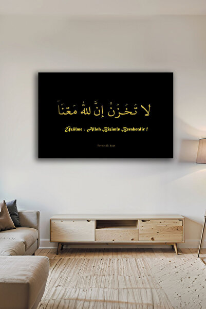 Parıltı Yayınları La Tahzen Üzülme Allah Bizimle Beraberdir Yazılı Arapça Hat...