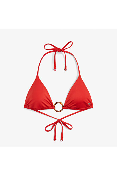 Tommy Hilfiger Elevated Kadın Turuncu Bikini Üstü