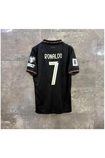 AJAX STAR Portekiz 2026 Dünya Kupası Cristiano Ronaldo Forması (BLACK)