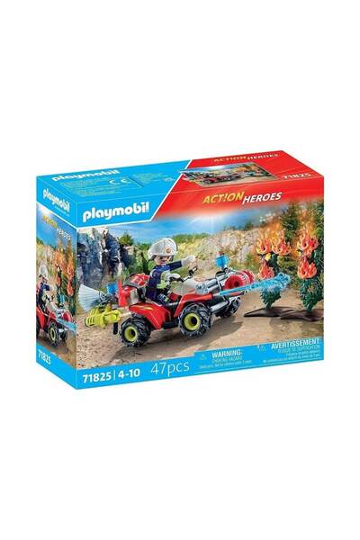 Playmobil Action Heroes Πυροσβέστης Με Γουρούνα 71825