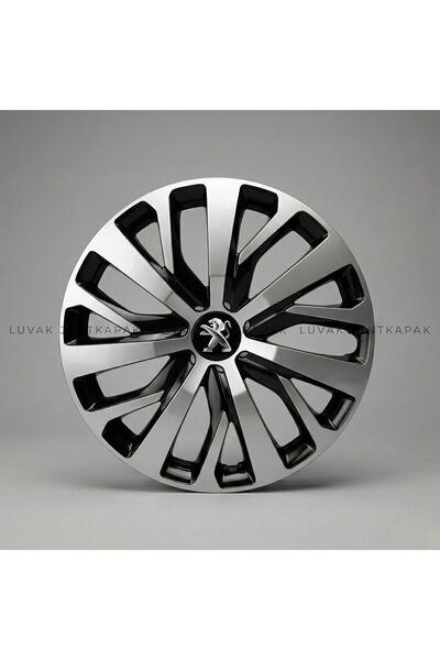 luvak PEUGEOT 206 Uyumlu JantKapağı - 14 İnç - 1 Takım (4 adet) - Çelik görün...