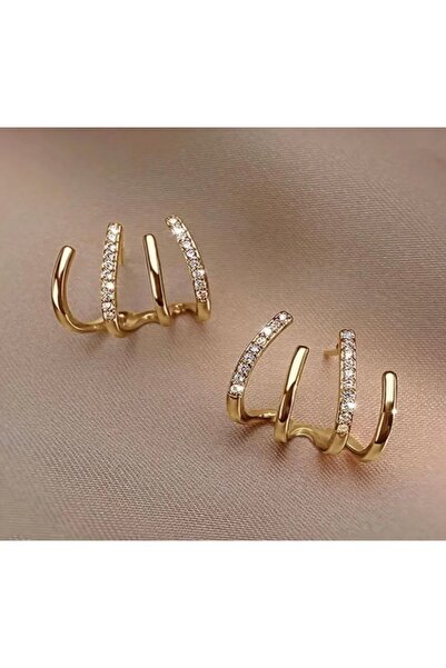 AltıntaşAksesuar Women's Earrings - Multi-Look Zircon Stone Earrings