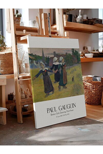 Postifull Paul Gauguin - Breton Girls Dancing, Pont-Aven, Canvas Print, Art S...