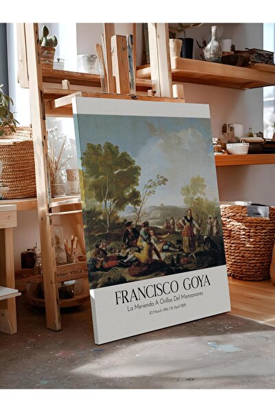Postifull Francisco Goya - La Merienda A Orillas Del Manzanares, slika na pla...