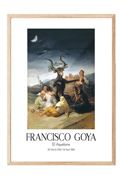 Postifull Francisco Goya - Vračanstvo, slika u drvenom okviru, umetnička seri...