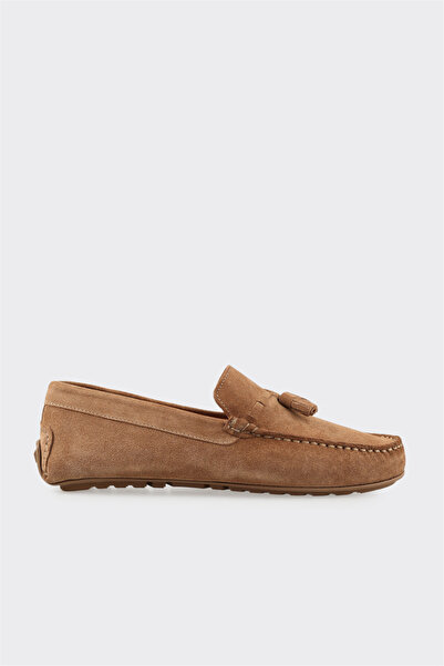 Elle Shoes Taba Deri Erkek Günlük Ayakkabı