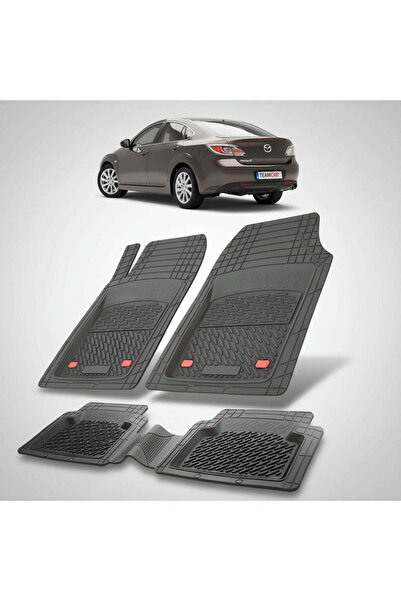 TEAMCAR Mazda 6 GH Facelift 5-Door Hatchback Floor Mats 2010-2012 | Black Edi...