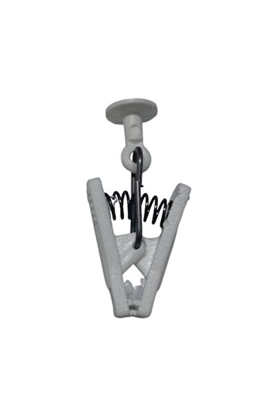 OEM Clemă pentru șină, set 50 bucăți, alb