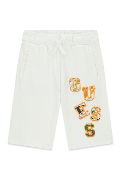 Guess Erkek Çocuk Beyaz Şort