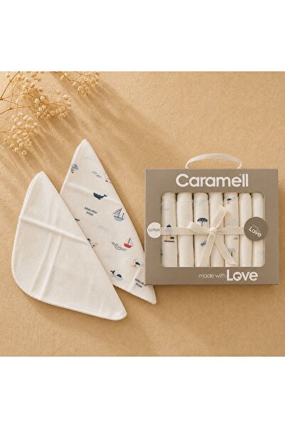 Caramel 7'Lİ PENYE AĞIZ SİLME MENDİLİ-MARINE