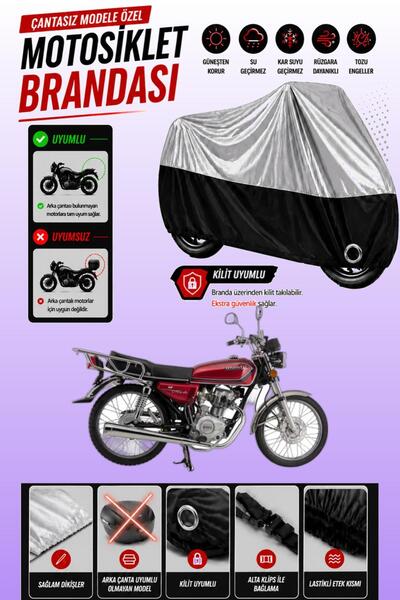 Cemku Twin Top Gray - Bottom Black Mondial 100 Masti Compatible Engine Cover,...
