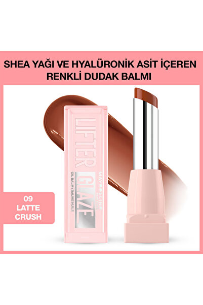 Maybelline New York Lifter Glaze Shea Yağı ve Hyalüronik Asit içeren Renkli D...