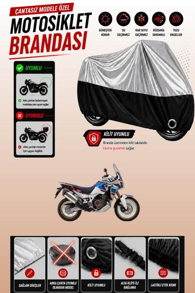 Cemku Twin Top Gray - Bottom Black Honda Crf1000L Africa Twin Adventure Sport...