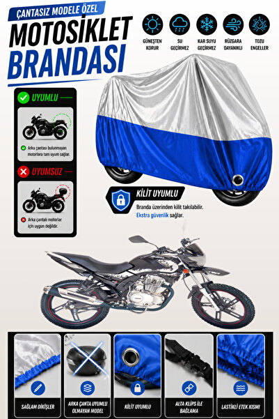 Cemku Twin Top Gray - Bottom Blue Falcon Wonder 150 Compatible Engine Cover, ...