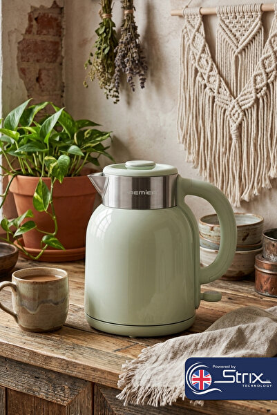 Premier PRK 2515 Paslanmaz Çelik Hazneli Su Isıtıcısı Cool Touch Kettle