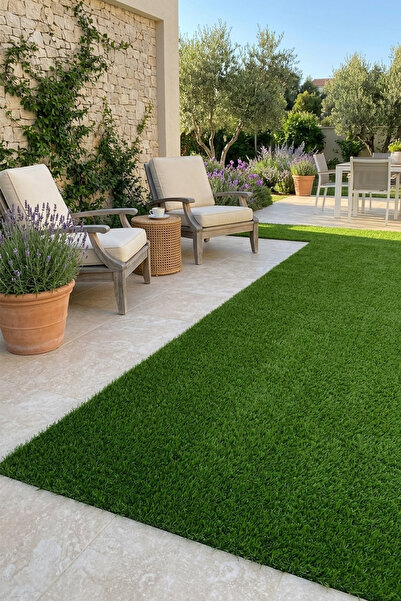 VİTALİHOME Grass Dekoratif Suni Çim Halı Balkon Bahçe Teras İç Dış Mekan Yeşi...