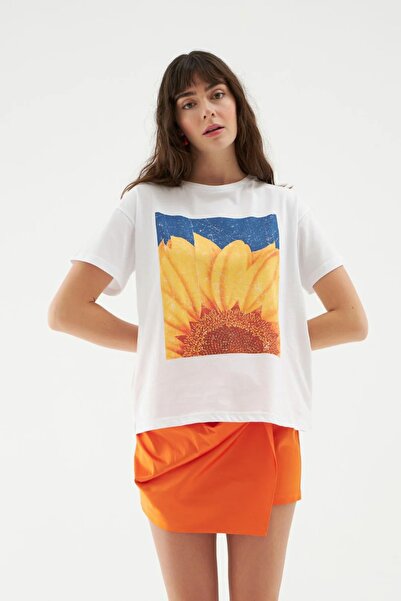 ZAVIXO Women's Oversize Basic T-Shirt 100% Cotton Comfortable Fit Stylish Style