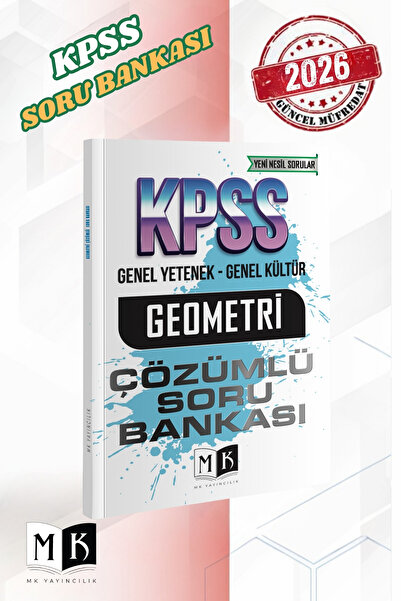 MK Yayıncılık 2026 KPSS GEOMETRİ ÇÖZÜMLÜ SORU BANKASI