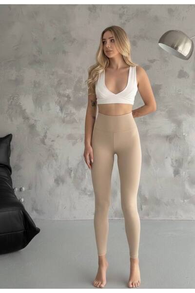 DENİZ FASHION Yüksek bel toparlayıcı tayt dalgıç kumaş