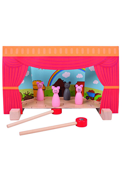 BIGJIGS Toys Teatrul Magnetic - Prima Spectacolă
