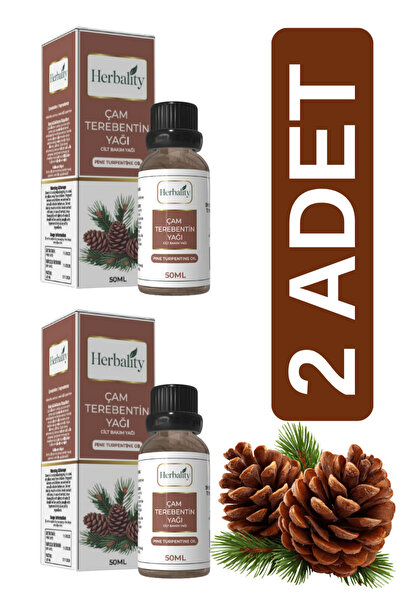 herbalıty Pine Turpentine Oil 50 ml 2*Pcs