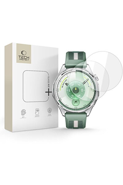 Tech-Protect STICLĂ SECURIZATĂ GLASS FIT+ PACHET DE 2 HUAWEI WATCH GT 6 (46 M...