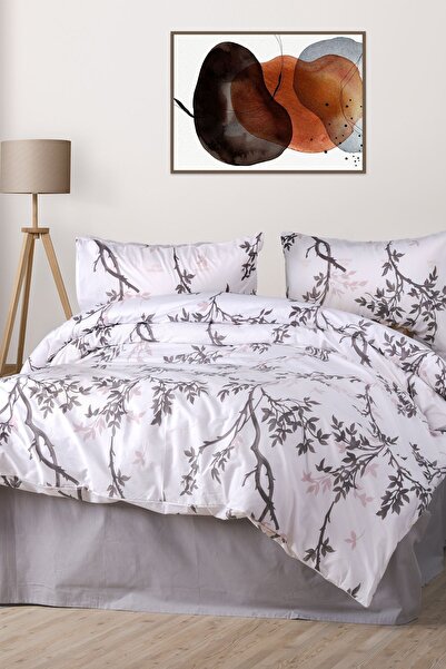 aytunç Yeliz 100% Cotton Single Fitted Duvet Cover Set 160X220 cm