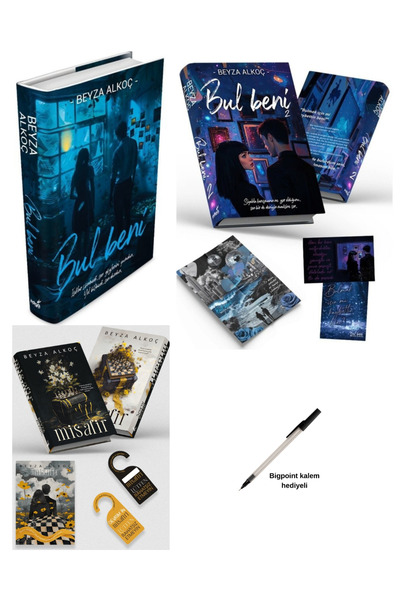 İndigo Kitap Bul Beni 1 Bul Beni 2 / Misafir Ciltli 3 Kitap Set Beyza Alkoç g...
