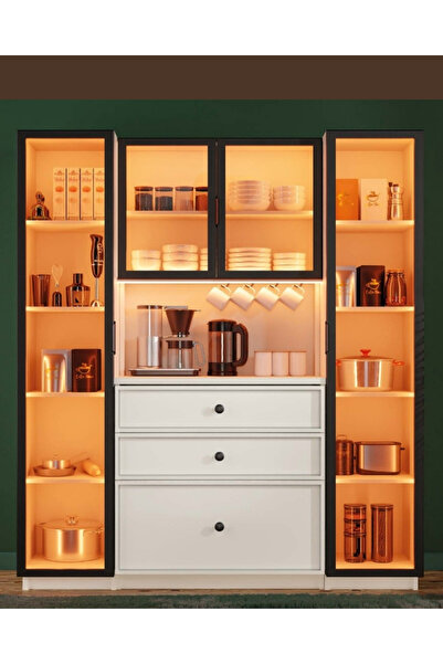 miracool Zambak Kahve Köşesi / Komple MDF / Led Işıklı / Mega