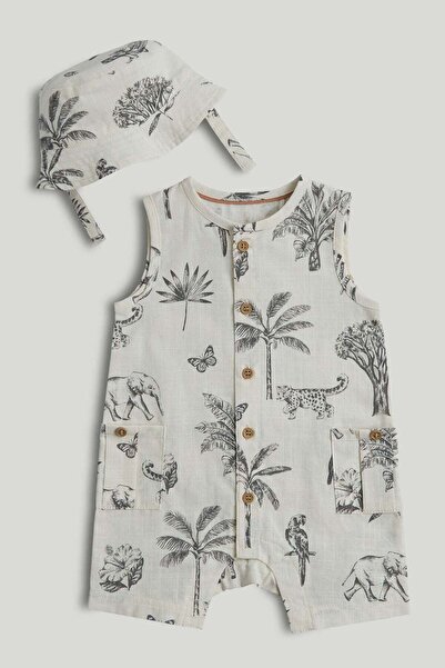 MOTHERCARE بدلة سفاري مع قبعة