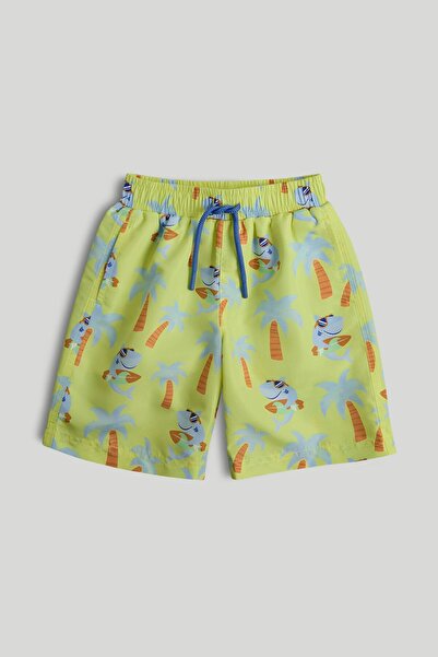 MOTHERCARE Yellow Shark Swim Shorts