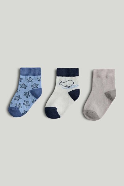 MOTHERCARE 3 Pack Ocean Baby Socks