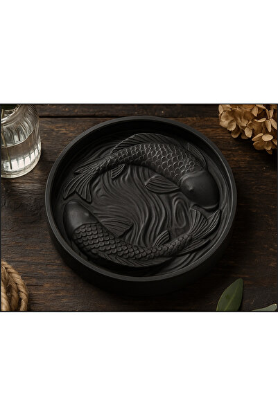 KOÇER AWM Special Design Fish-Themed Desktop Ring, Necklace, Earring Organize...