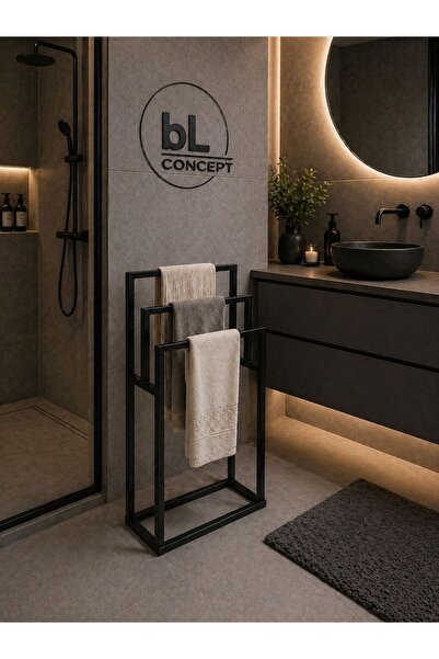 bL CONCEPT Metal Havluluk ve Seccadelik Standı Dekoratif Organizer
