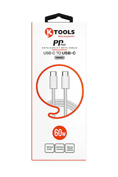 Ktools Hızlı Şarj kablosu çift tarafı tapsi girişli