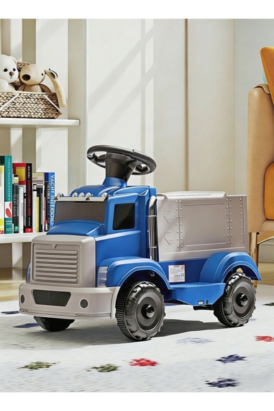 Bojasmiial Kids Ride On Truck Electric Toy, Battery Powered Ride On Car with ...