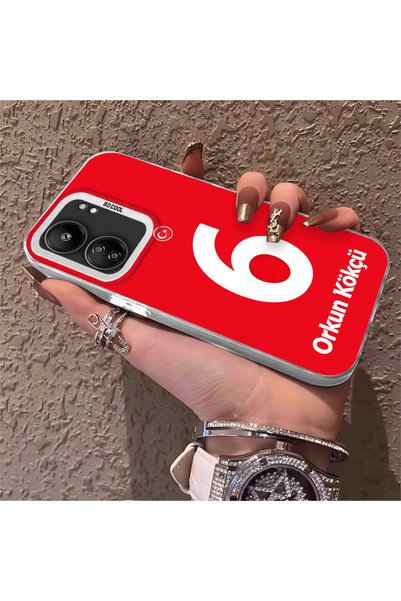 CHICASELUX Silicone Edge Hard Back Phone Case Compatible with Poco C65 Orkun ...