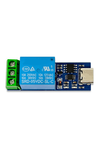 Alkatronik 1 Kanal Type C Usb Röle Kontrol Modülü Lcus1 Bilgisayardan Cihaz A...