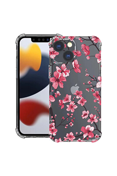 bestcase Husă Antișoc pentru Apple iPhone 15, Florală - Floare de cireș, 1668...