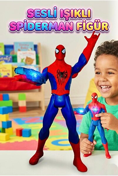 Tıfıl Toys İnteraktif Arkadaşım Örümcek Adam! Pilli Sesli Işıklı 30cm Hareket...
