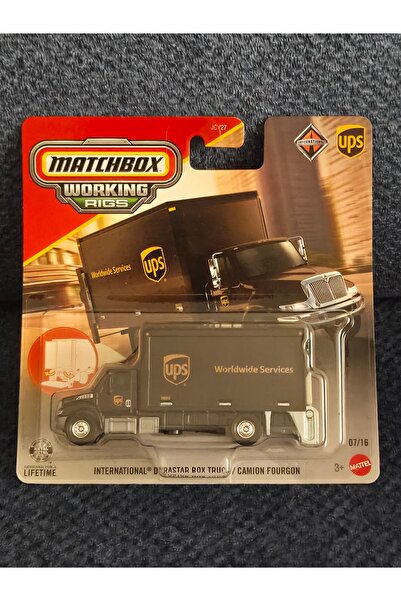HOT WHEELS Matchbox Working Rigs - International DuraStar Box Truck UPS - Har...