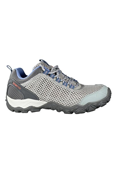 MARCOMEN KADIN OUTDOOR TREKKİNG SPOR AYAKKABI - NEFES ALABİLİR FİLELİ GRİ