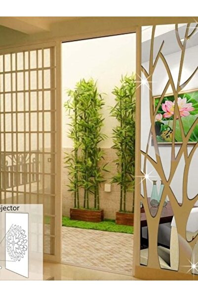 Emaazz LLC Family Tree Acrylic Wall Mirror - Modern Home Decor Mirror