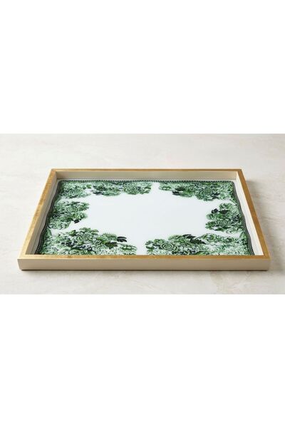 PINALE ART Dekoratif Sunum Tepsisi Söz Nişan , Çay , Kahve Tepsi , Anneler Gü...