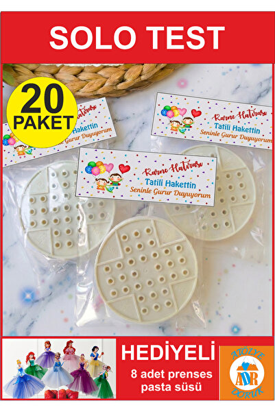 Atölye Doruk 20 Adet KARNE Hediyeleri Paketli Solo test Eğitici Etkinlik Bayr...
