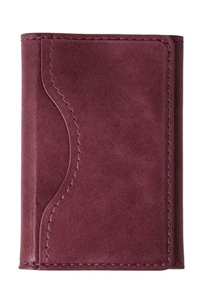 TakÇalıştır Tema Magsafe Leather Card Holder - Plum