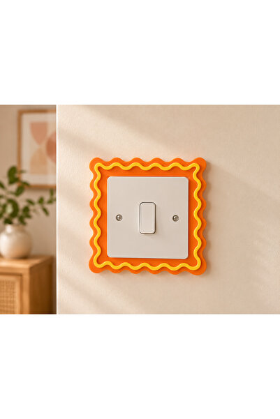 lysiaaccessory Decorative Switch Frame – Colorful Light Button Ornament Moder...