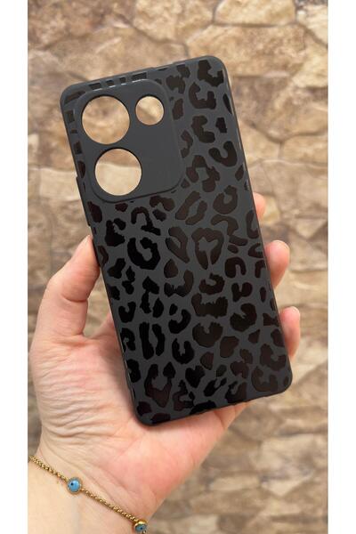 Vip Case TECNO CAMON 20 PRO Uyumlu Leopar Desenli Silikon Darbe Emici Klasik ...