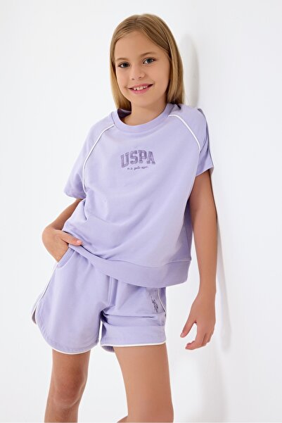 U.S. Polo Assn. SET PANTALONI SCURȚI PENTRU FETE, Două fire, 100% bumbac / 10...