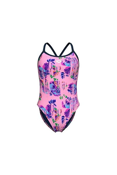 ARENA Women's Rose Texture Swımsuıt Xcross Back